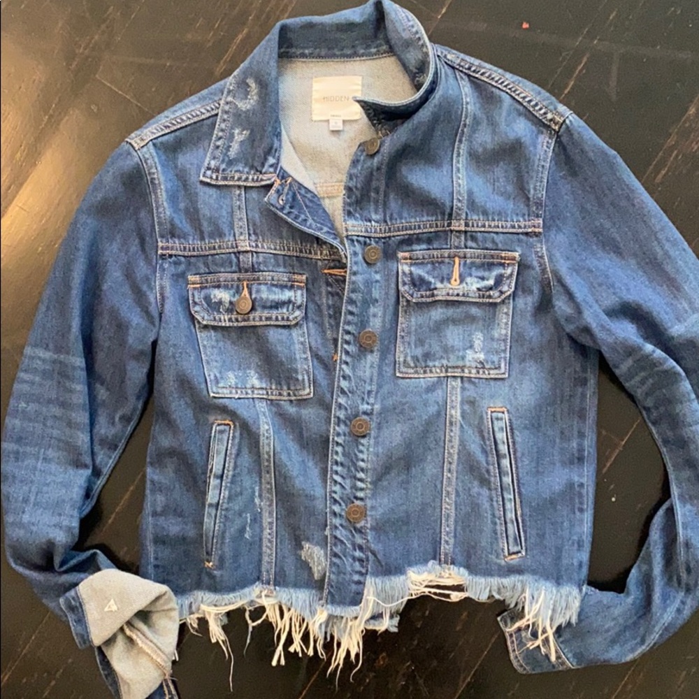 BRAND NEW // hidden denim jacket